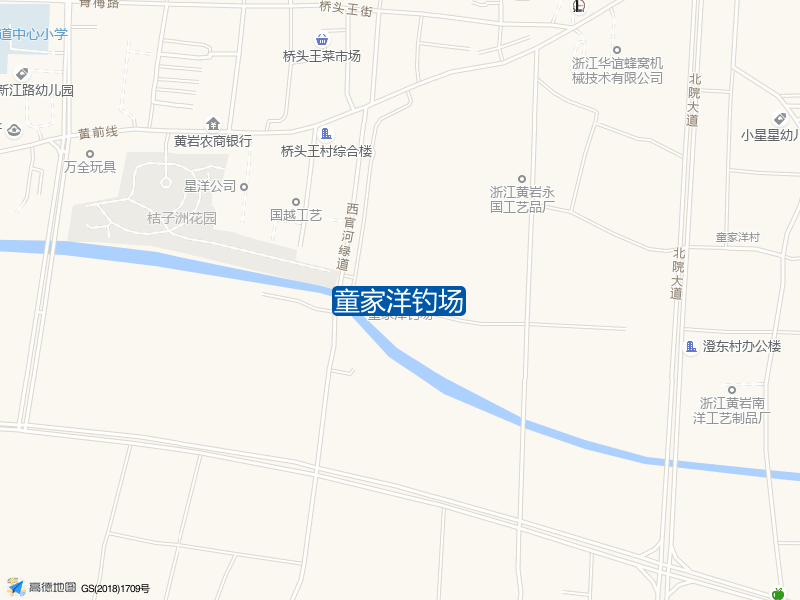 西官河绿道与黄前线交叉口南420米童家洋钓场钓鱼点实景照片