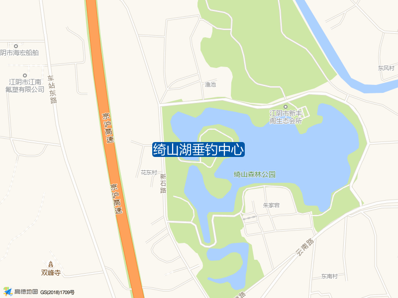 绮山湖路亚基地东南侧绮山湖垂钓中心钓鱼点实景照片