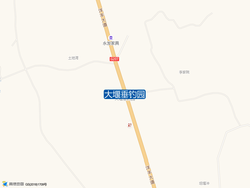 大堰垂钓园钓点照片