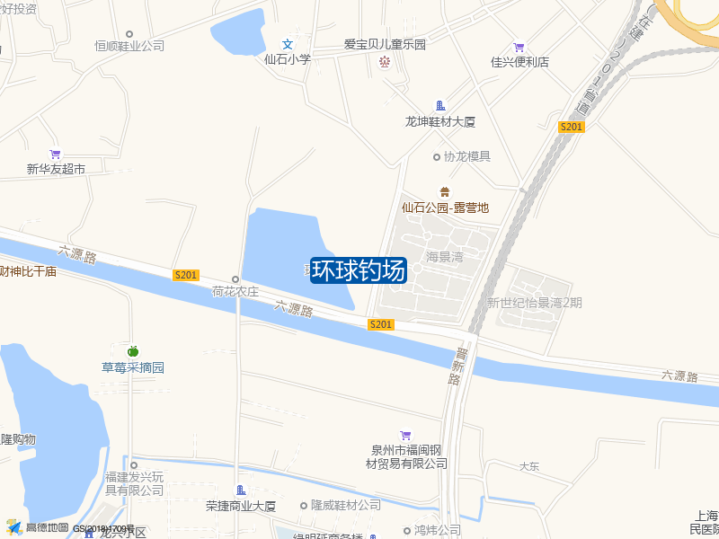 陈埭安置区C地块西(六源路北)环球钓场钓鱼点实景照片