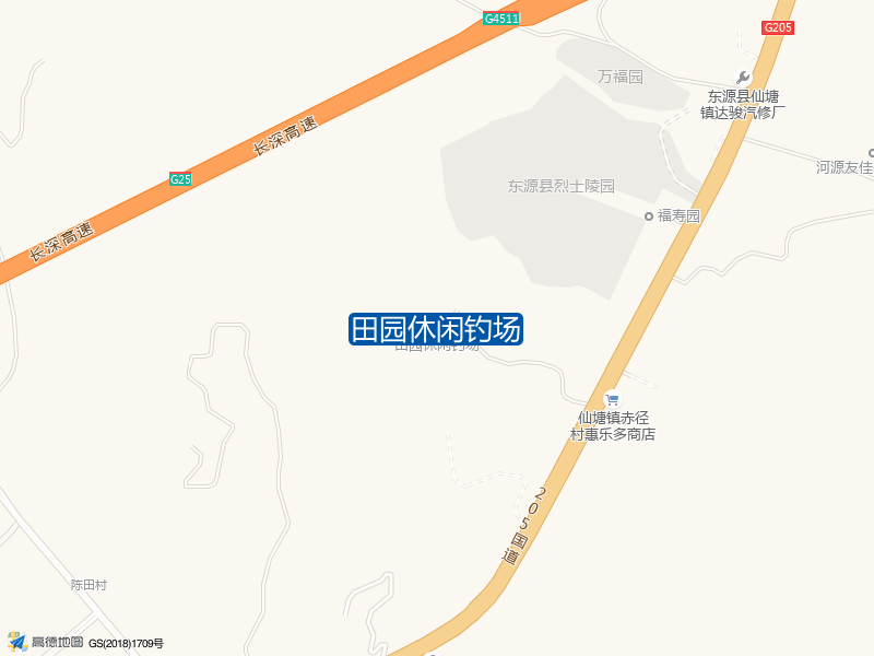 田园休闲钓场钓点照片