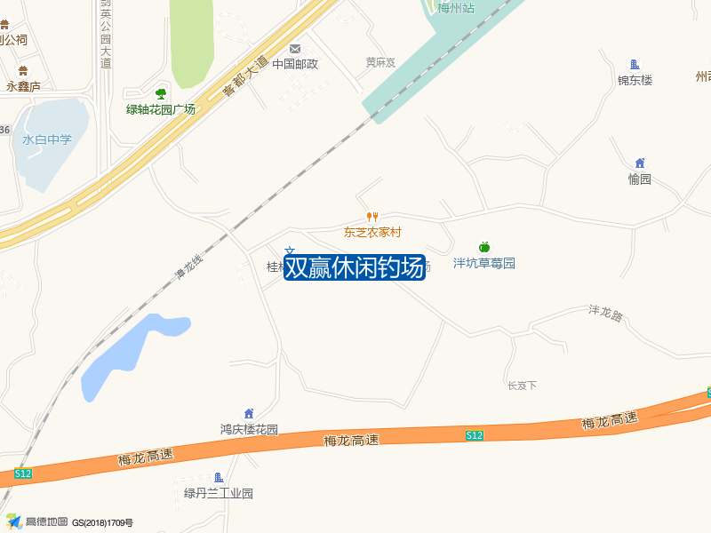 桂林学校东侧160米双赢休闲钓场钓鱼点实景照片