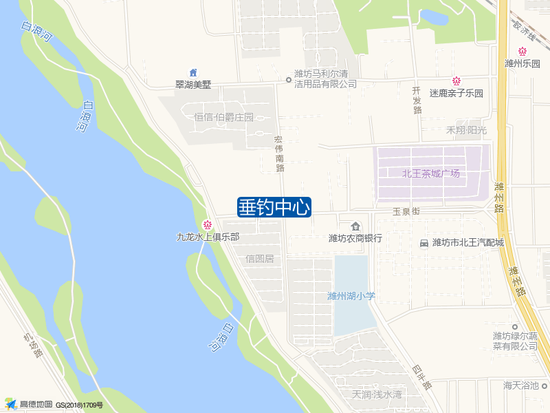 潍坊市潍城区宝通西街辅路垂钓中心钓鱼点实景照片