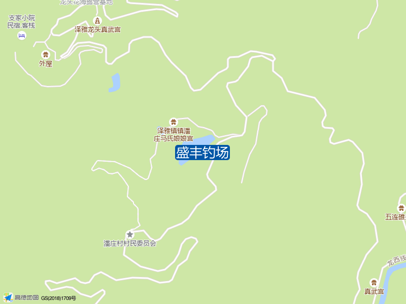 泽雅镇泽雅风景区盛丰钓场钓鱼点实景照片