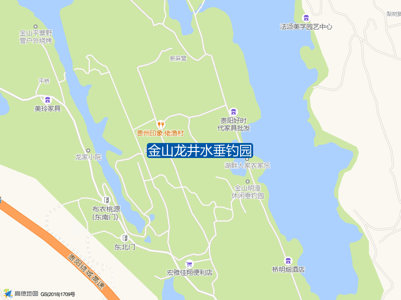 金山龙井水垂钓园钓点照片