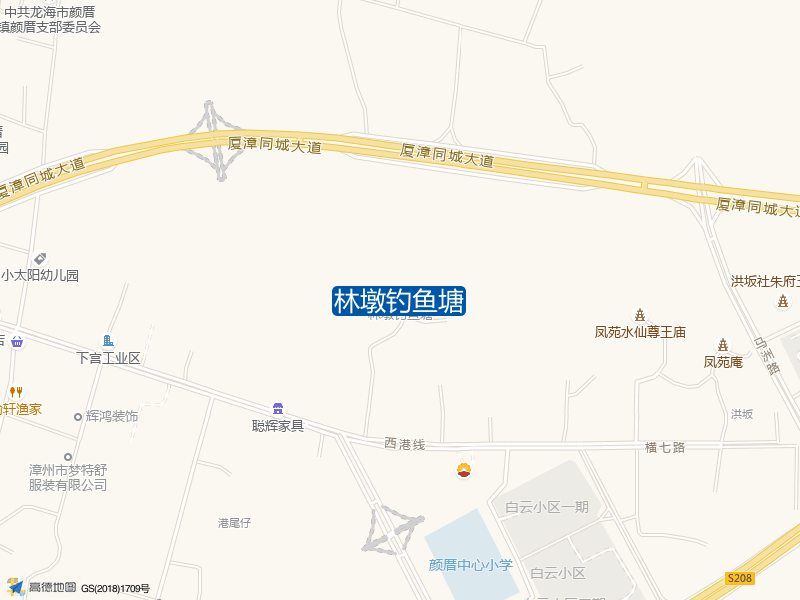 颜厝镇林墩社林墩钓鱼塘钓鱼点实景照片