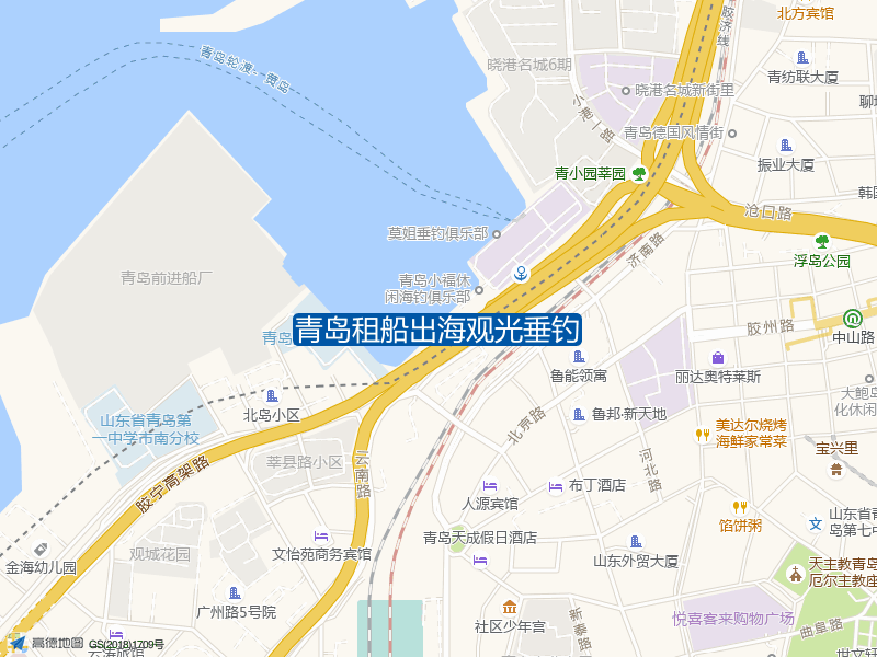 青岛租船出海观光垂钓钓点照片