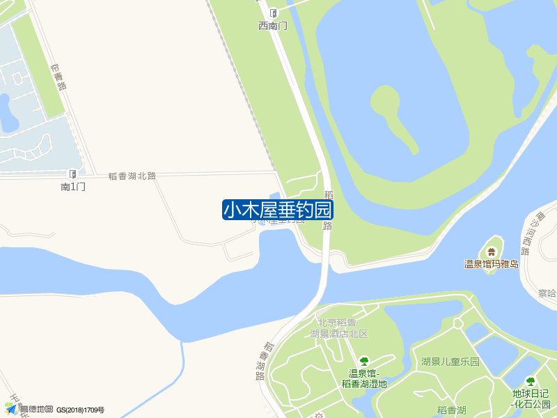 小木屋垂钓园钓点照片