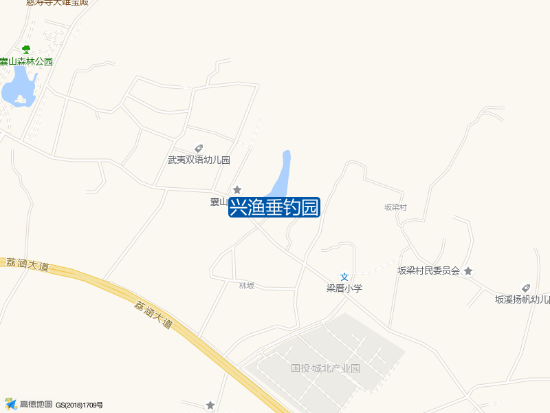 囊山村平安工作协会东侧120米兴渔垂钓园钓鱼点实景照片