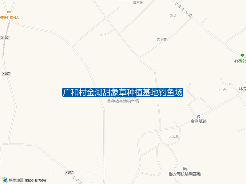 居委大街143号广和村金湖甜象草种植基地钓鱼场钓鱼点实景照片