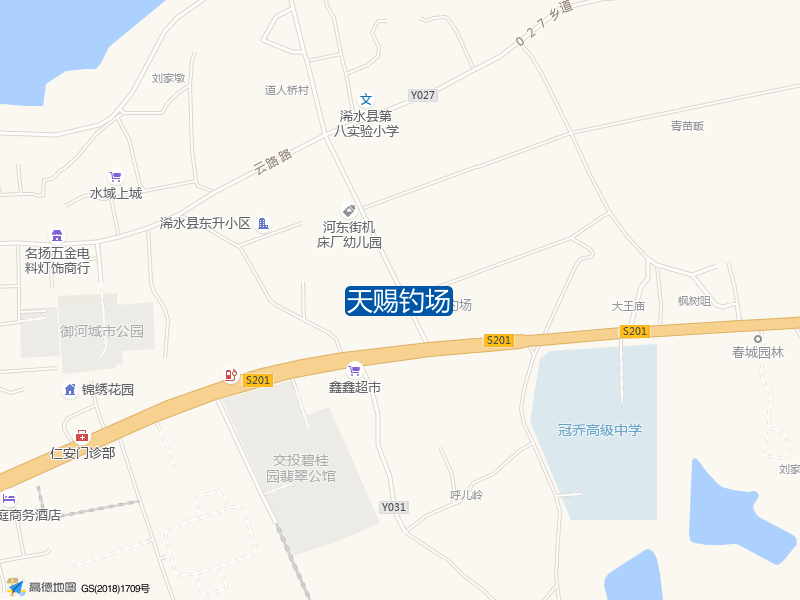 天赐钓场钓点照片