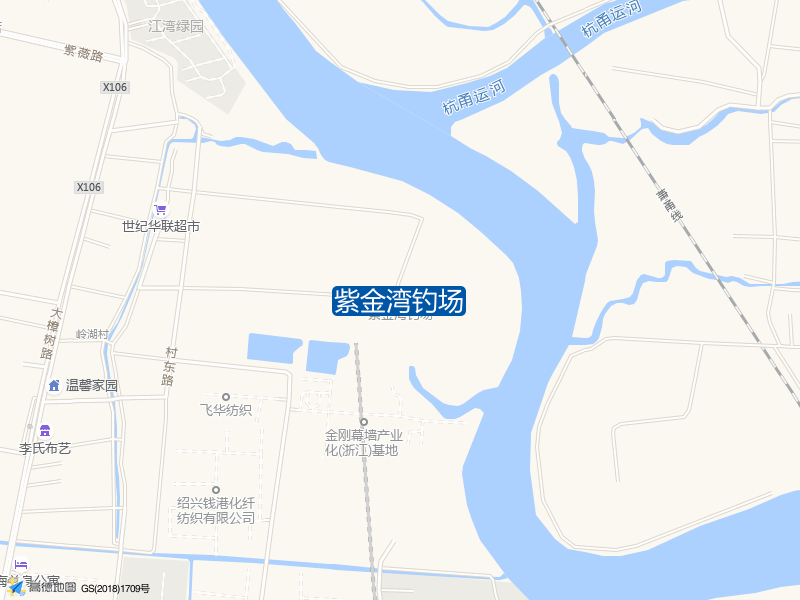 港航路与村东路交叉口东南480米紫金湾钓场钓鱼点实景照片