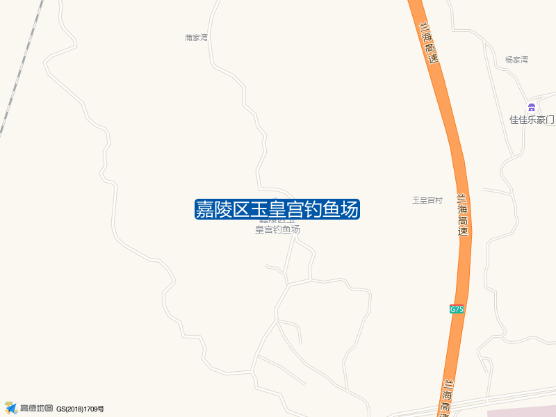 嘉陵区玉皇宫钓鱼场钓点照片