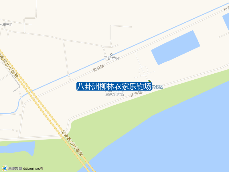 八卦洲柳林农家乐钓场钓点照片