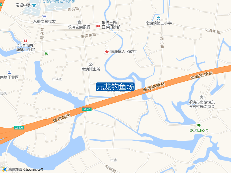 利民路与交通中路交叉口东南380米元龙钓鱼场钓鱼点实景照片