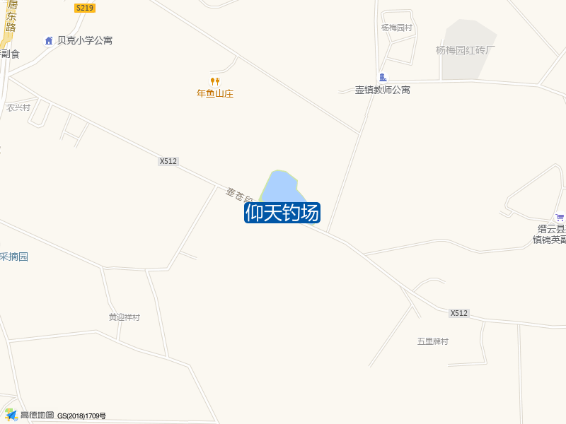 壶苍段北侧仰天钓场钓鱼点实景照片