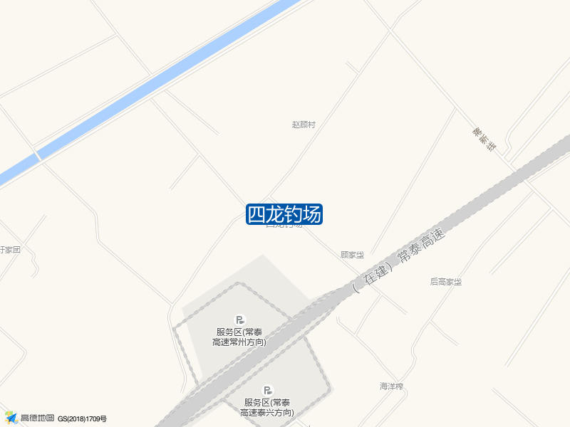 常泰高速与服务区交叉口西北280米四龙钓场钓鱼点实景照片