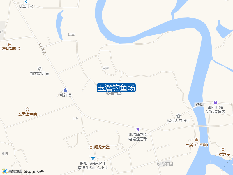 玉滘镇涂寨村玉滘钓鱼场钓鱼点实景照片