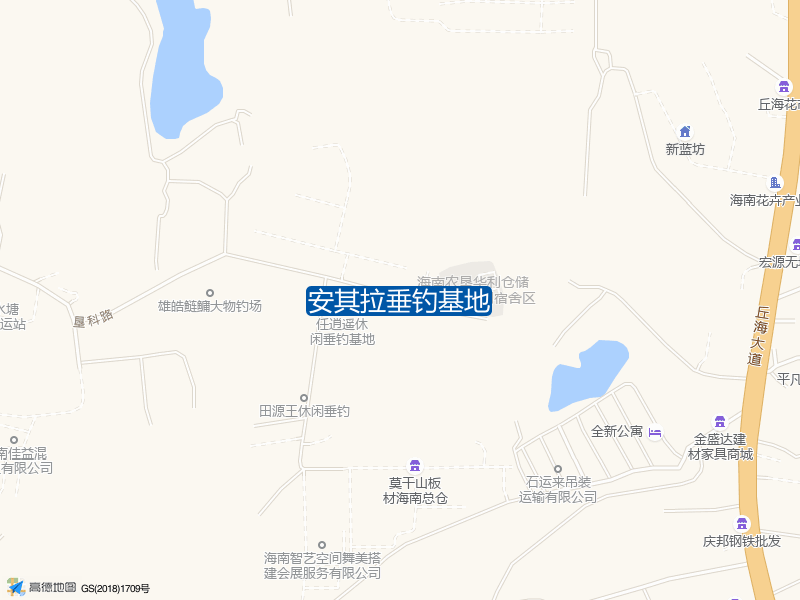 垦科路安其拉垂钓基地钓鱼点实景照片