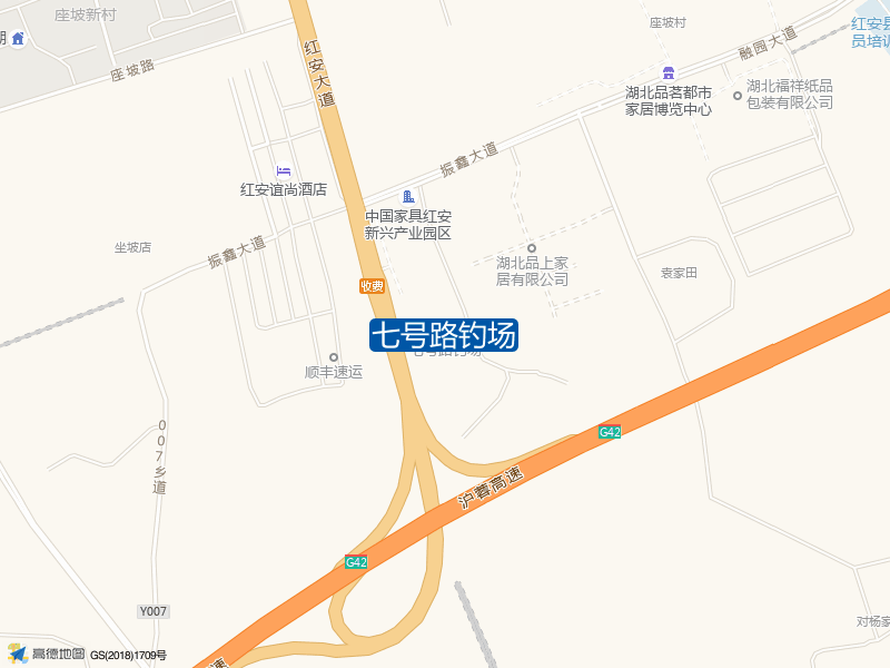 七号路钓场钓点照片