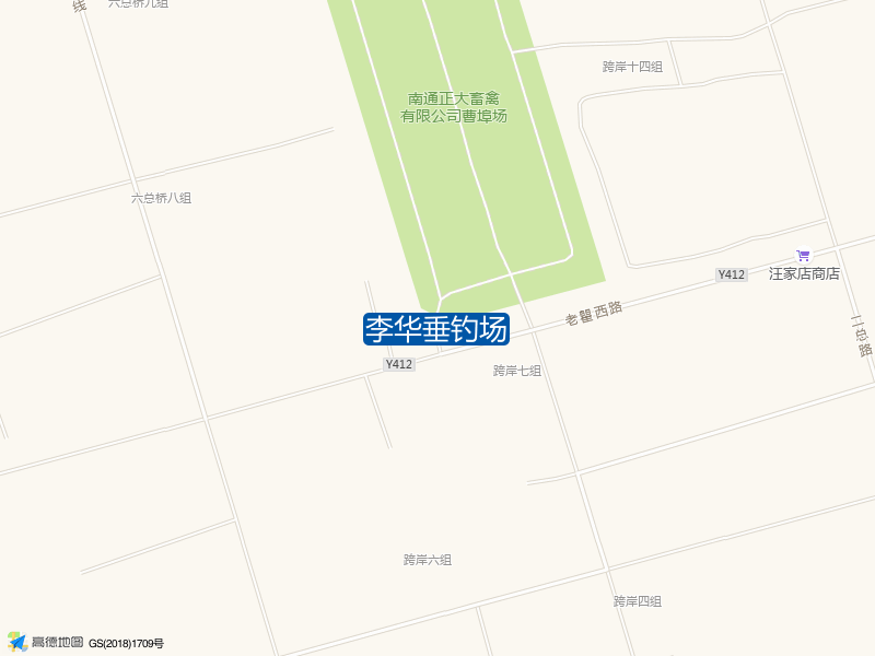 老瞿西路与曹跨线交叉口东460米李华垂钓场钓鱼点实景照片