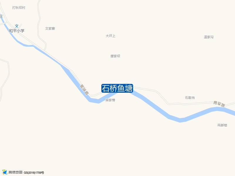 石桥鱼塘钓点照片