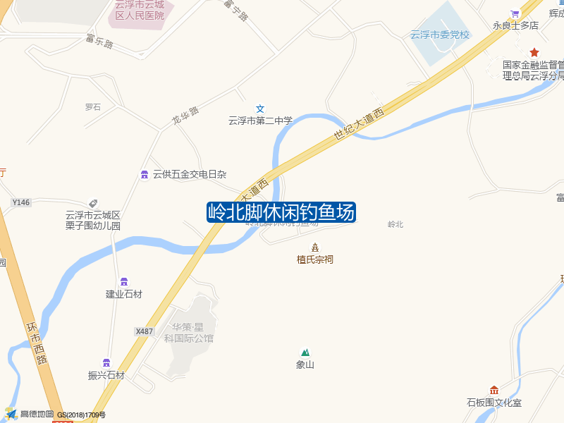 龙华路与146乡道交叉口东500米岭北脚休闲钓鱼场钓鱼点实景照片