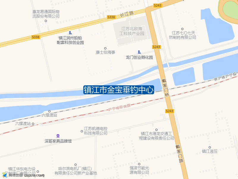 蒋家圩路与戴家圩路交叉口西360米镇江市金宝垂钓中心钓鱼点实景照片