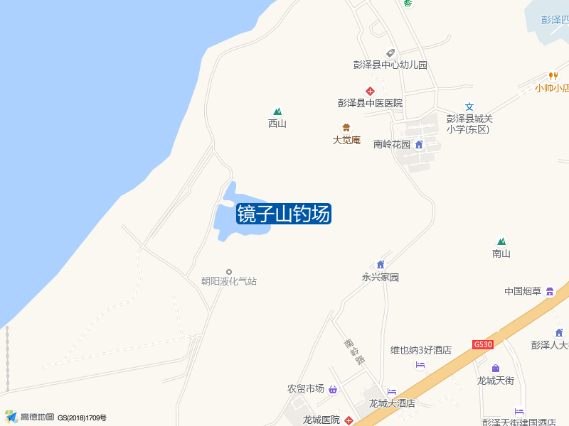 镜子山钓场钓点照片