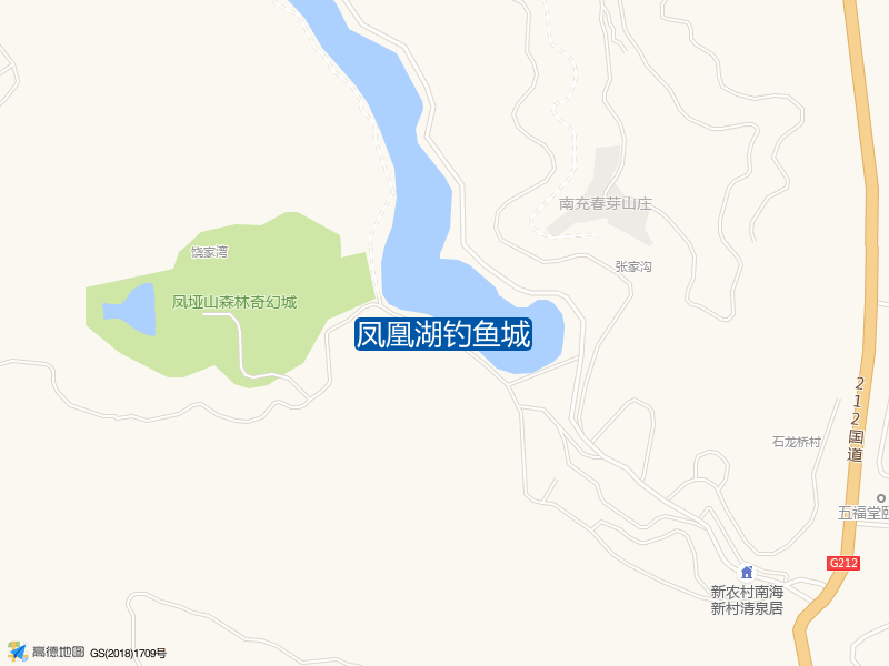 凤凰湖钓鱼城钓点照片