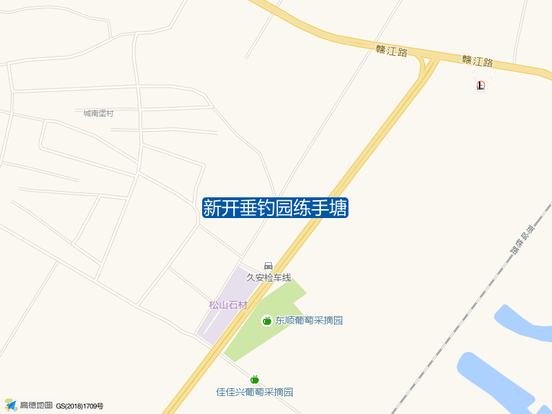 新开垂钓园练手塘钓点照片