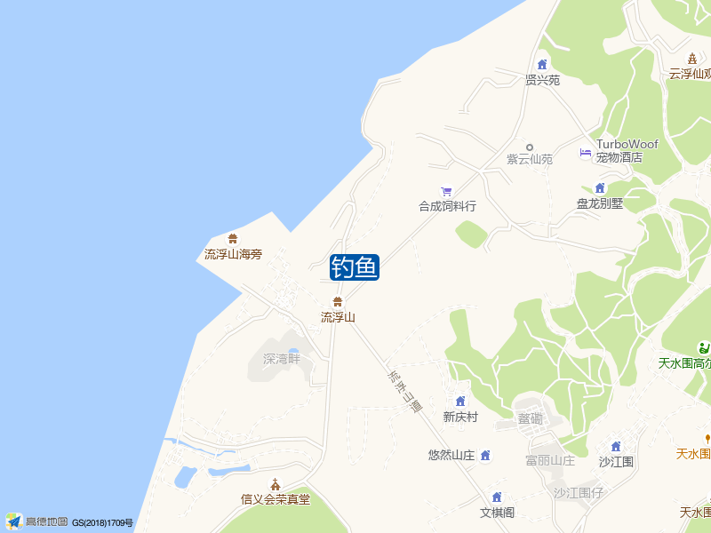 Lau Fau Shan,香港钓鱼钓鱼点实景照片