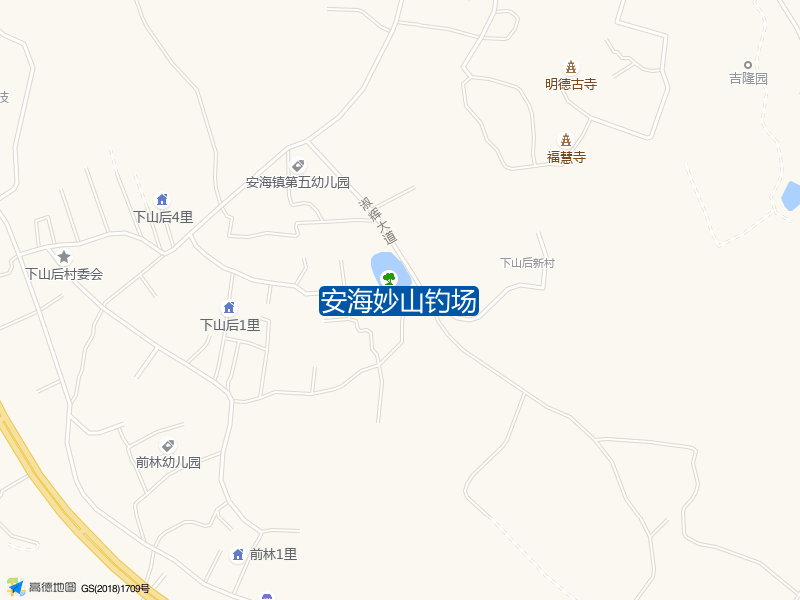 安海妙山钓场钓点照片