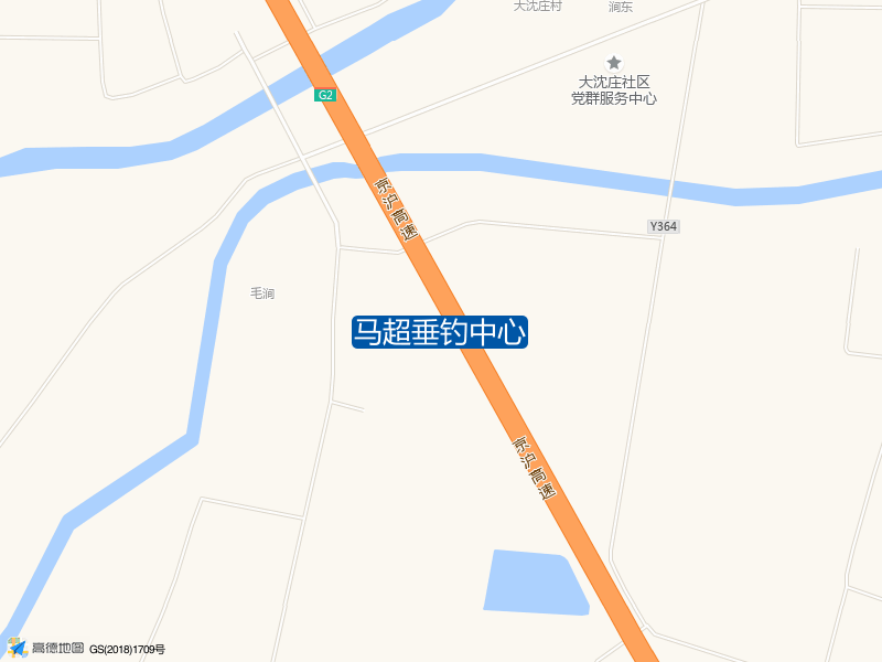 G2京沪高速西南30米马超垂钓中心钓鱼点实景照片