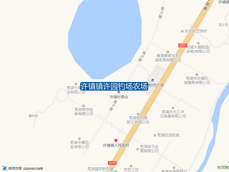 许镇镇许园钓场农场钓点照片