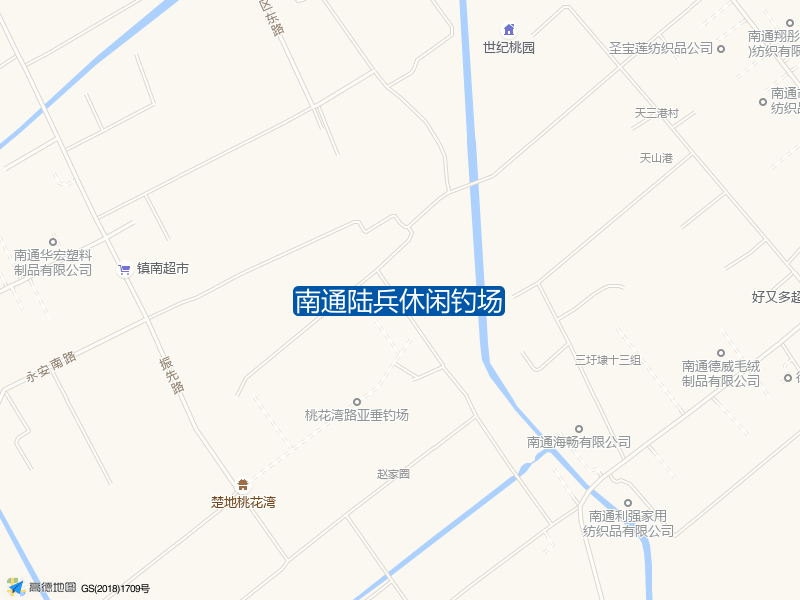 小海镇骆化村十一组南通陆兵休闲钓场钓鱼点实景照片