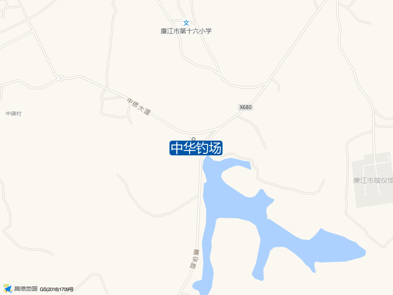 中银大道路口中华钓场钓鱼点实景照片