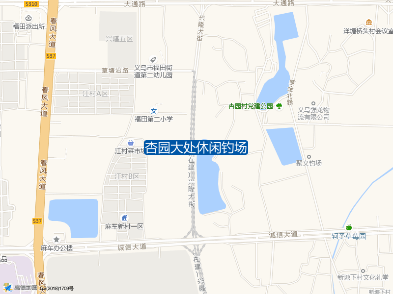 杏园大处休闲钓场钓点照片