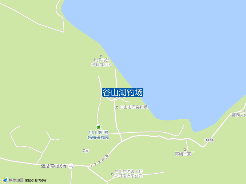 谷山湖钓场钓点照片