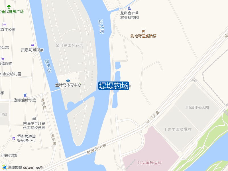 金叶岛社区居委会附近堤堤钓场钓鱼点实景照片