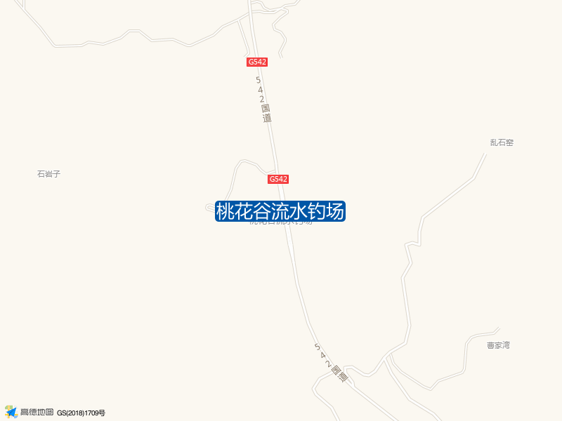 桃花谷流水钓场钓点照片