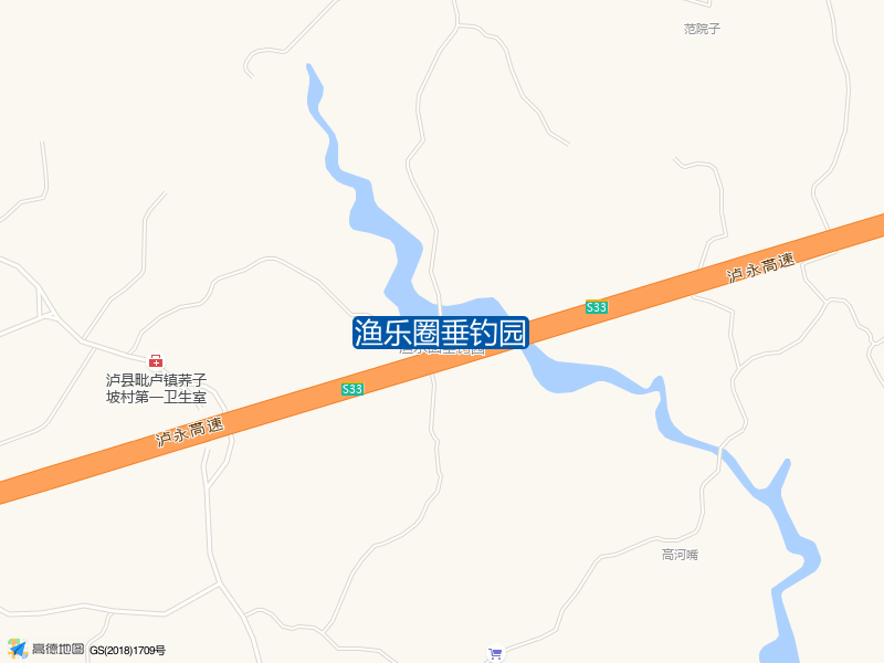 S33泸永高速北40米渔乐圈垂钓园钓鱼点实景照片