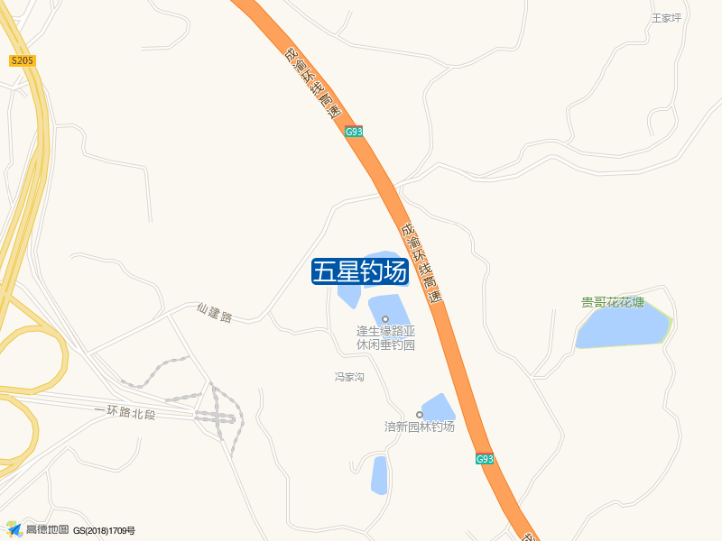 五星钓场钓点照片