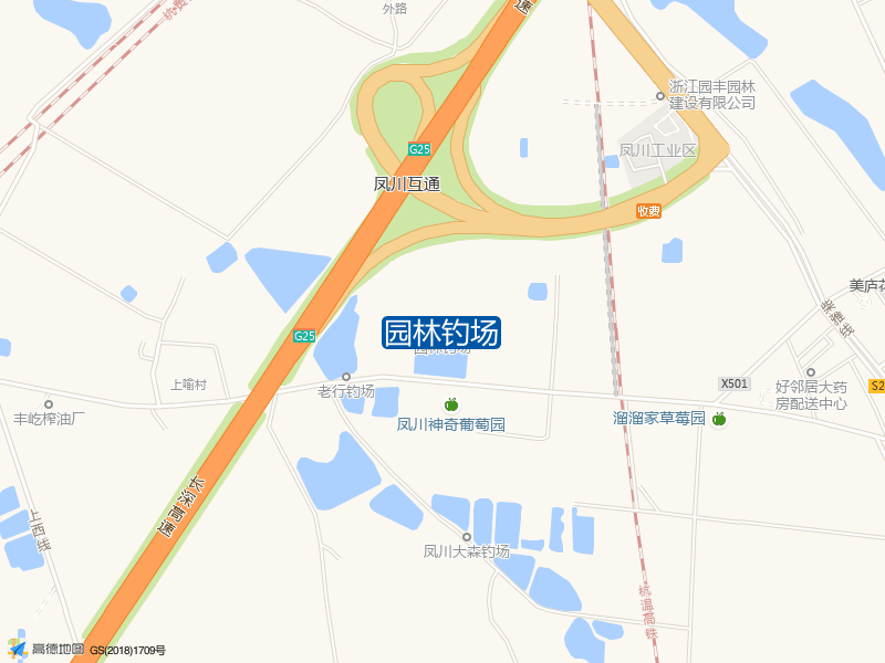 园林钓场钓点照片