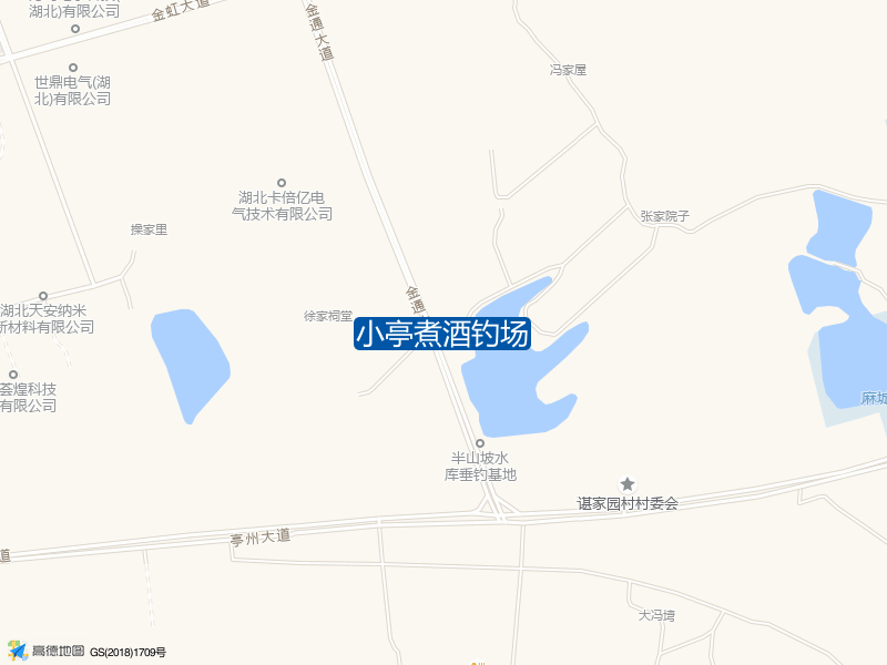 小亭煮酒钓场钓点照片