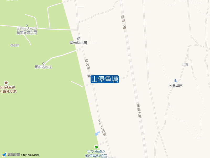 山堡鱼塘钓点照片