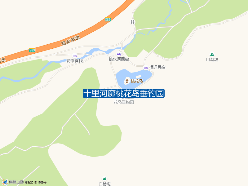 十里河廊桃花岛垂钓园钓点照片