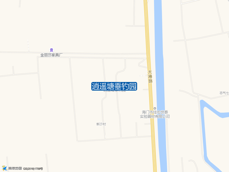 大港路与浒江路交叉口西南300米逍遥塘垂钓园钓鱼点实景照片