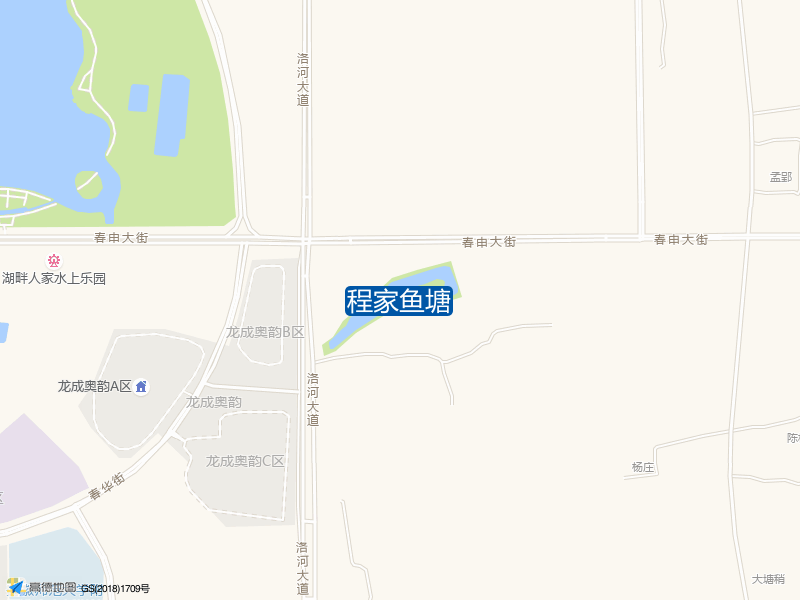 程家鱼塘钓点照片
