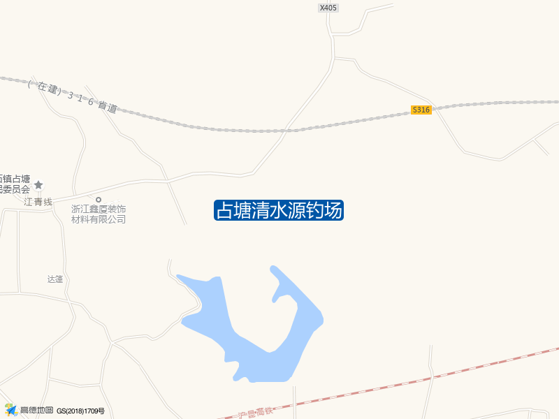 占塘清水源钓场钓点照片